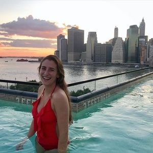 WORN ONCE. Abercrombie one piece bathing suit